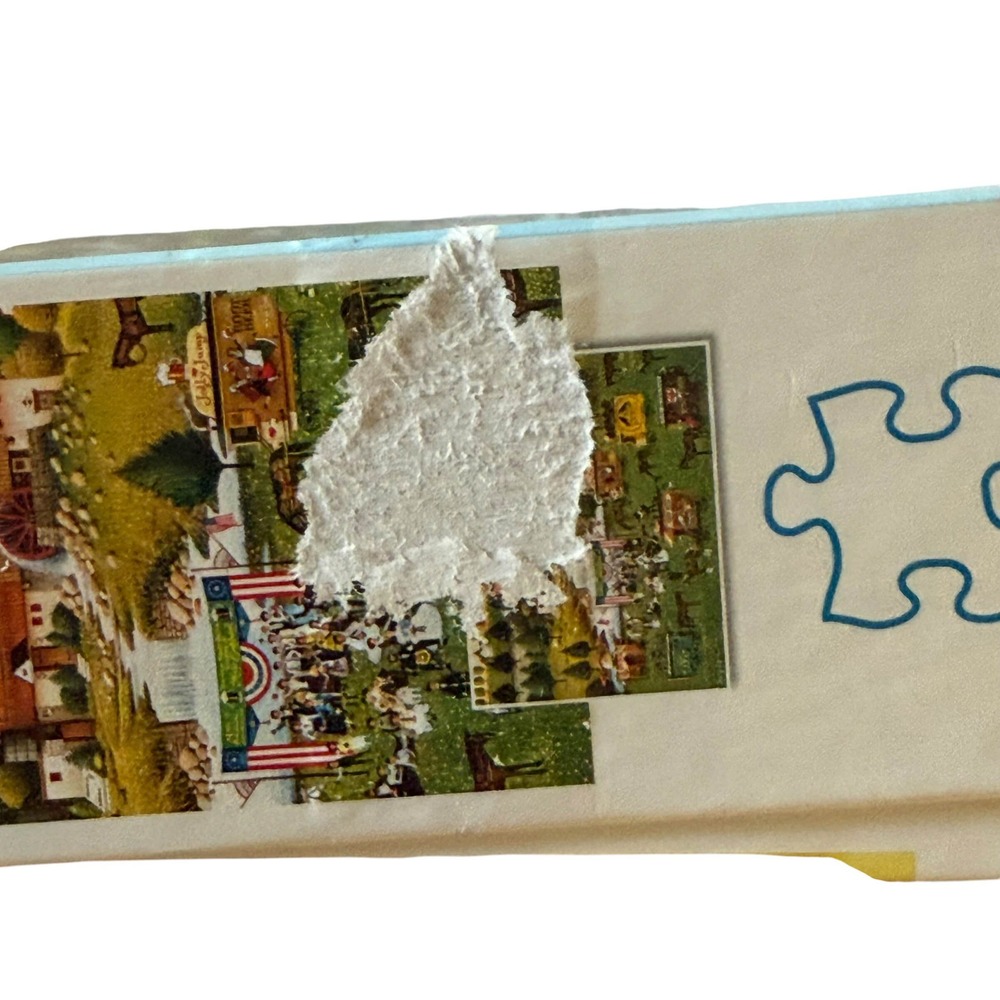 Buffalo Charles Wysocki Rally at Dandelion Mill 1000 Pc Puzzle UNCOUNTED - Picture 10 of 11